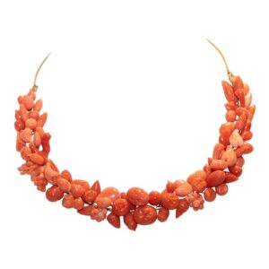 COLLIER CORALLO ROSSO - CORONA