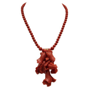 COLLIER CORALLO ROSSO - GIGLIO