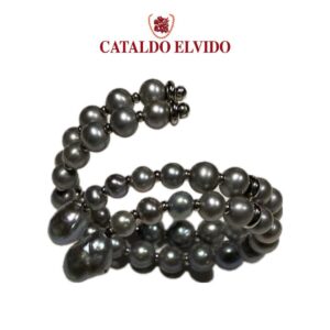 Bracciale perle coltivate silver argento